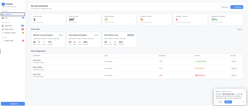 ProofHire – screenshot 3