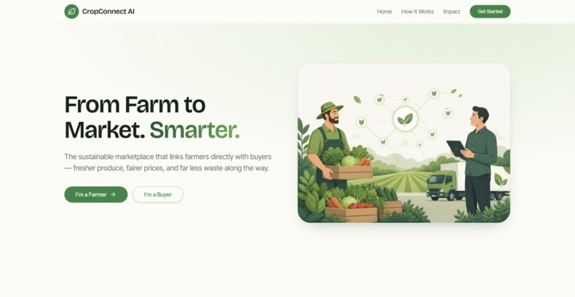 CropConnect AI – screenshot 1