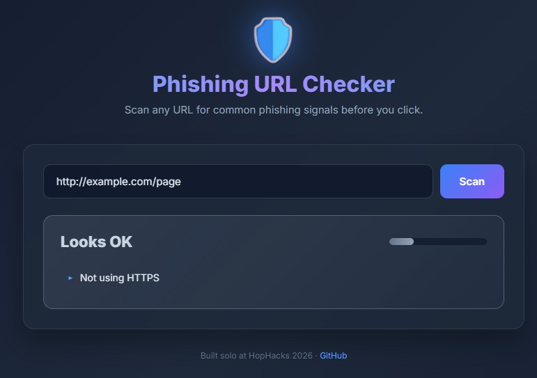 Phishing URL Checker – screenshot 4