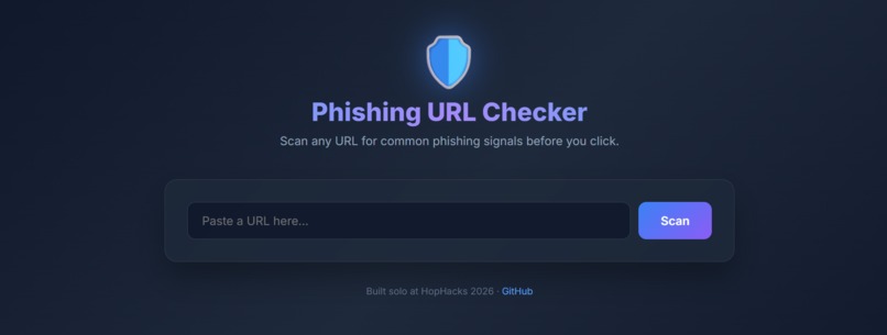 Phishing URL Checker – screenshot 1