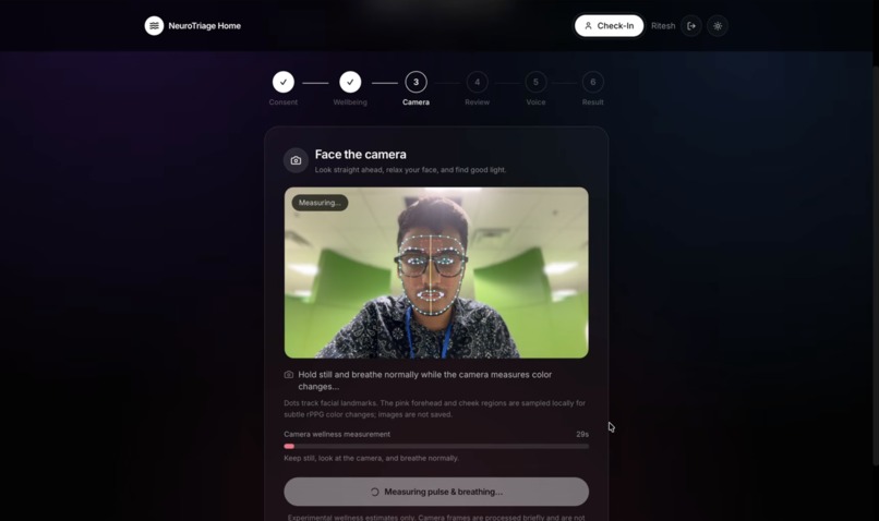 NeuroTriage BayHacks 2026 – screenshot 4