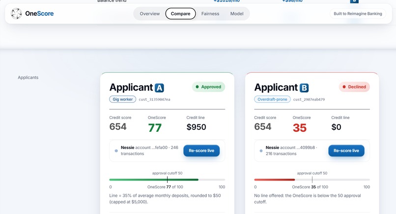 OneScore – screenshot 2