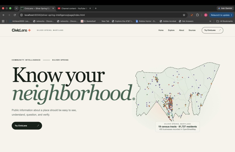 CivicLens – screenshot 1