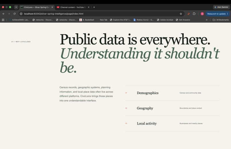 CivicLens – screenshot 2