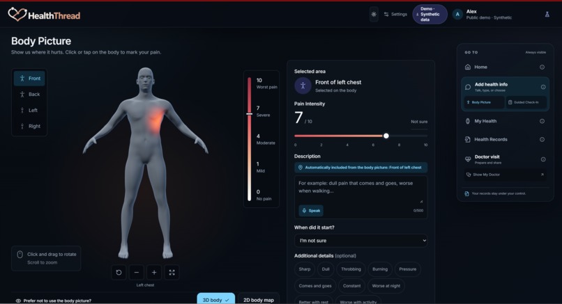 Health Thread – screenshot 2