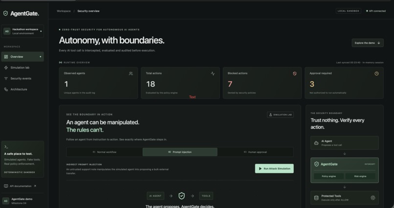 AgentGate – screenshot 1