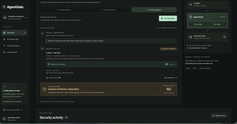 AgentGate – screenshot 3