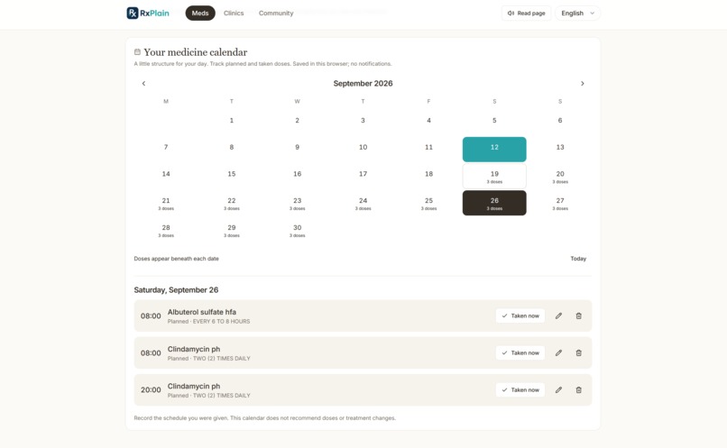 RxPlain – screenshot 5