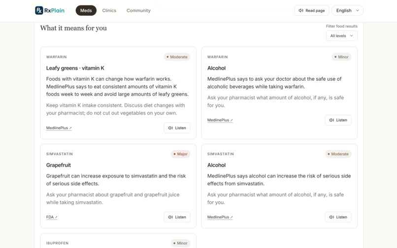 RxPlain – screenshot 3
