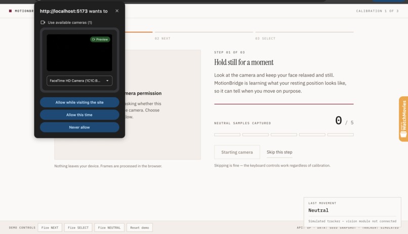 Motion Bridge – screenshot 2