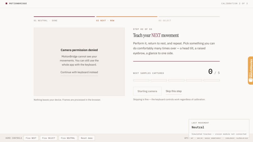 Motion Bridge – screenshot 3