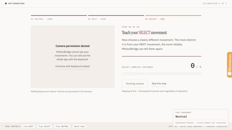 Motion Bridge – screenshot 4