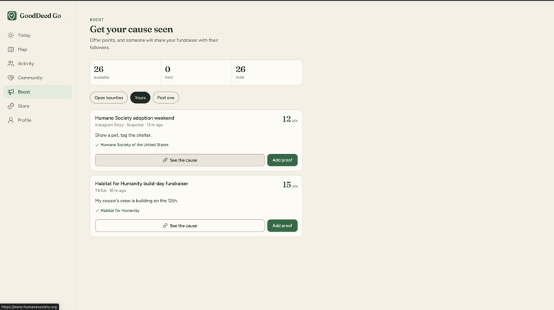 GoodDeed Go – screenshot 5