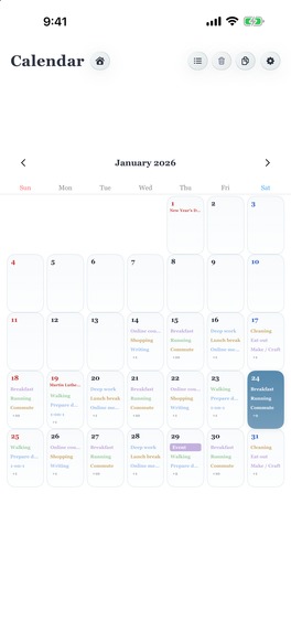 Arcora: Visual Day Planner – screenshot 4