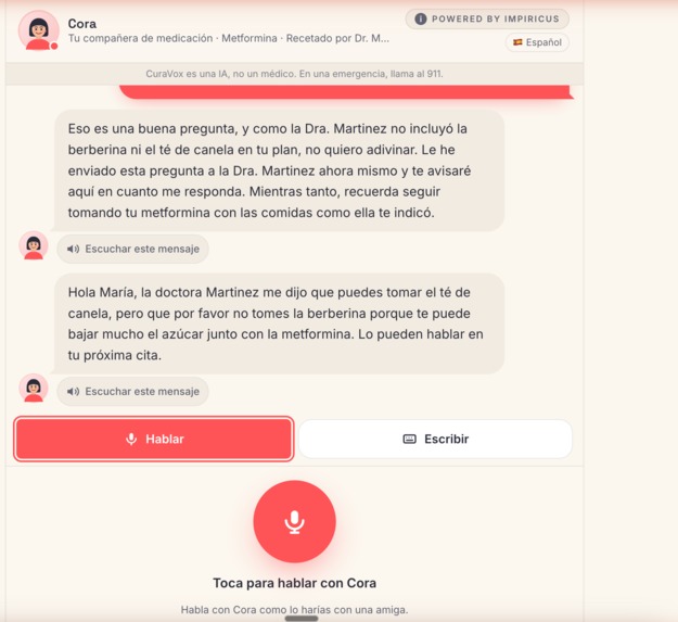 CuraVox – screenshot 1