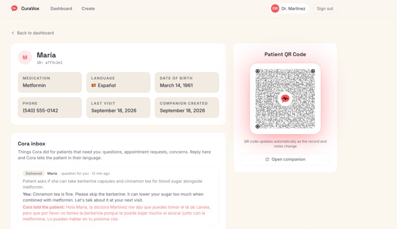 CuraVox – screenshot 2