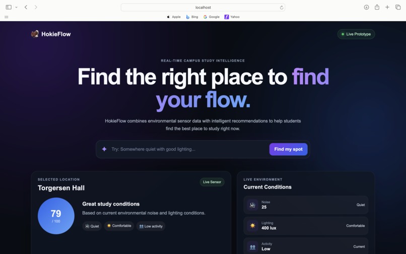 HokieFlow – screenshot 1