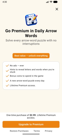 Daily Arrow Words – screenshot 3