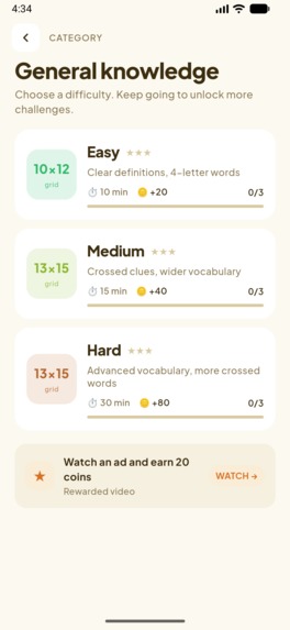 Daily Arrow Words – screenshot 5