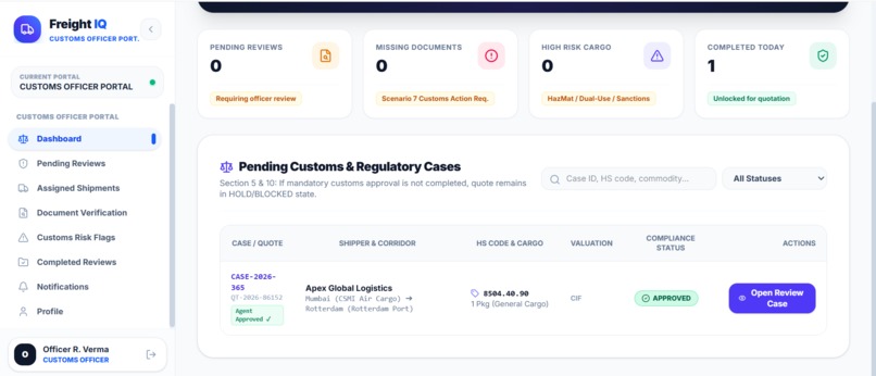 FreightIQ: Intelligent Multi-Agent Freight System – screenshot 3