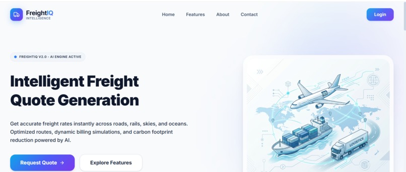 FreightIQ: Intelligent Multi-Agent Freight System – screenshot 5