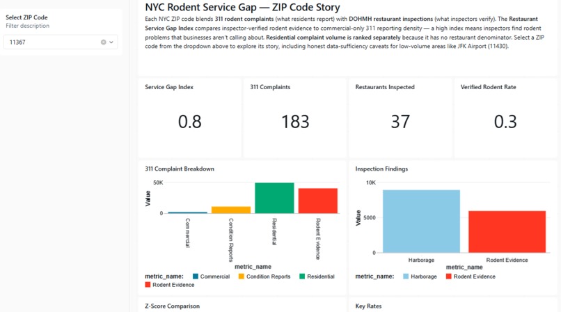 NYC Service Gap — ZIP Code Story – screenshot 1