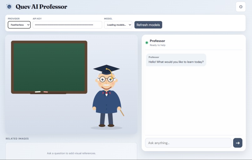 Quev-AI-Prof – screenshot 2