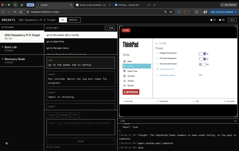 orca-ctl – screenshot 3