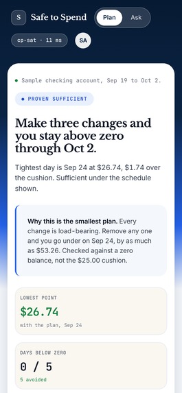 Safe to Spend – screenshot 4