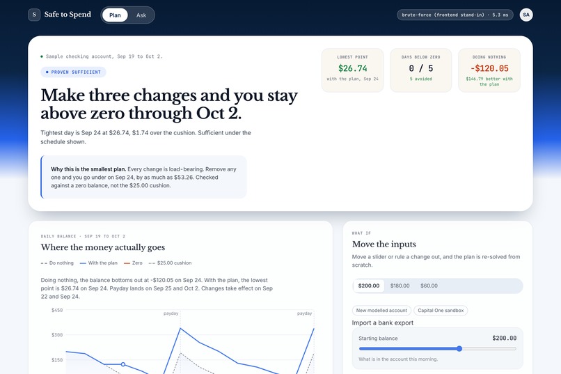 Safe to Spend – screenshot 8