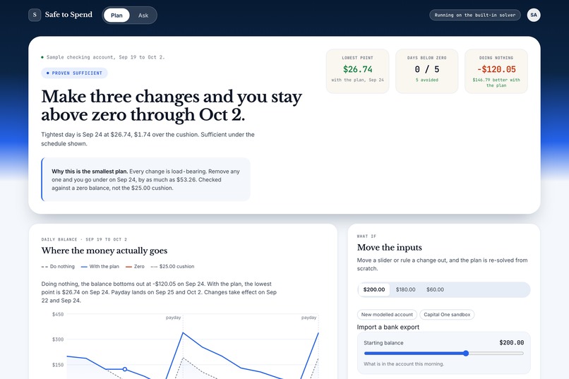 Safe to Spend – screenshot 12