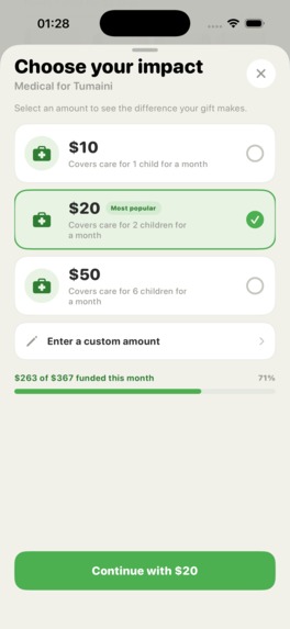 Pamoja: Transparent Giving, Tangible Impact – screenshot 2