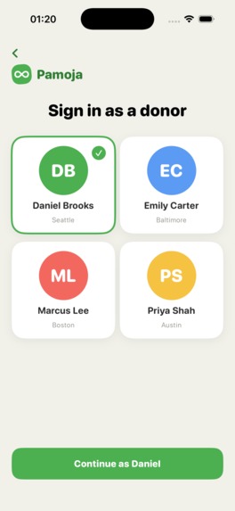 Pamoja: Transparent Giving, Tangible Impact – screenshot 3
