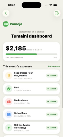 Pamoja: Transparent Giving, Tangible Impact – screenshot 4