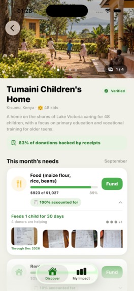 Pamoja: Transparent Giving, Tangible Impact – screenshot 7