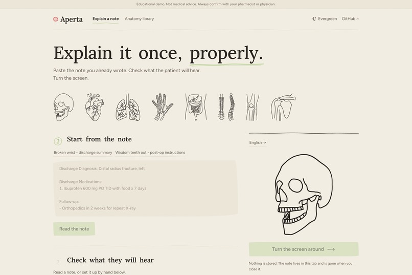 Aperta – screenshot 1