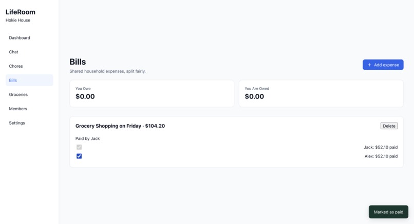 LifeRoom – screenshot 3