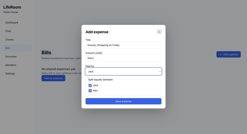 LifeRoom – screenshot 4