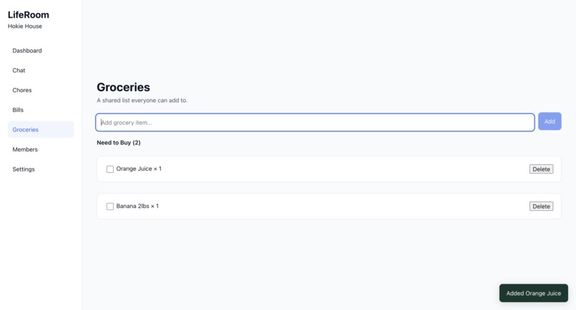 LifeRoom – screenshot 5