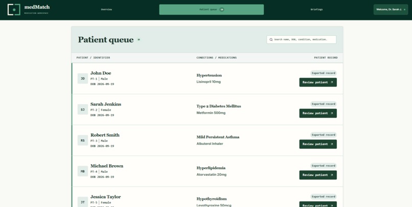 medMatch – screenshot 2