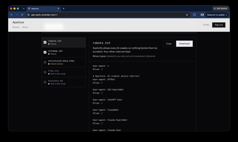 Aperture – screenshot 7
