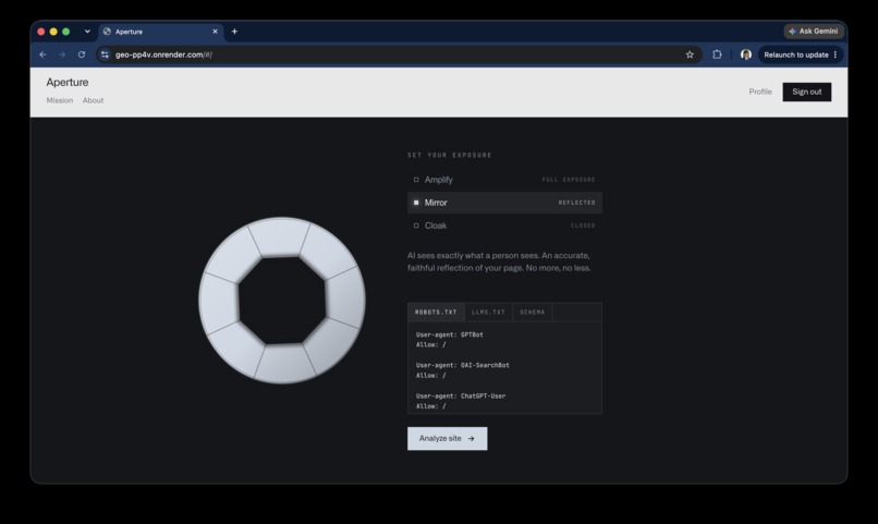 Aperture – screenshot 4