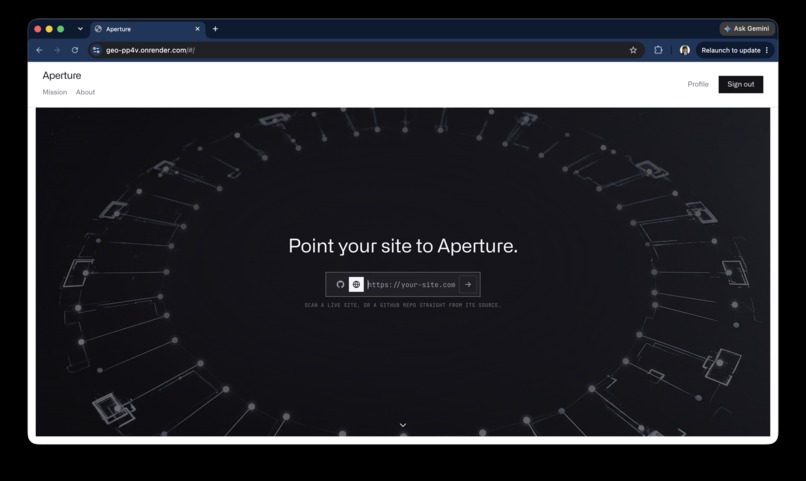 Aperture – screenshot 1