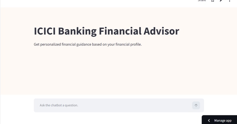 ICICI Banking Financial Advisor – screenshot 1