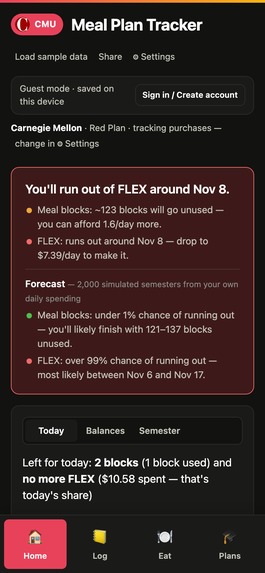 Meal Plan Tracker – screenshot 8