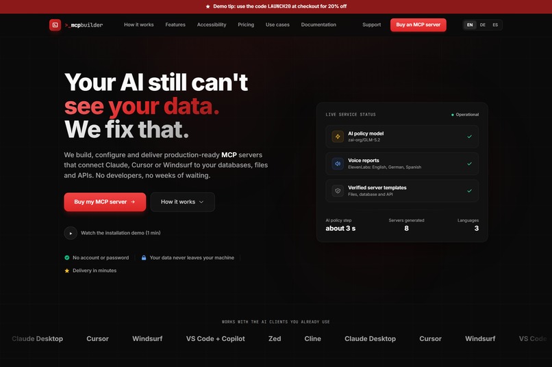 MCP Builder – screenshot 1