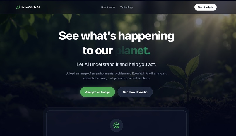 EcoWatch AI – screenshot 1