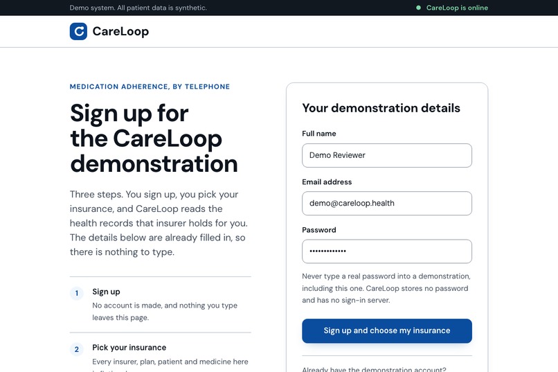 CareLoop – screenshot 1
