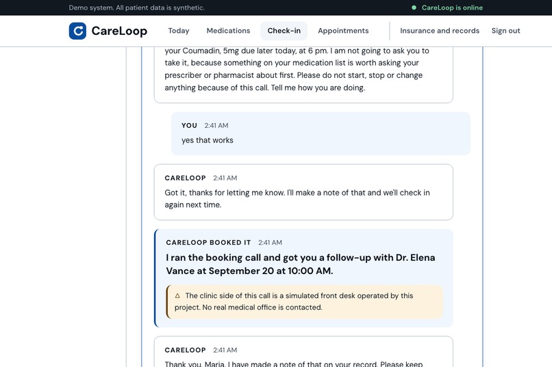 CareLoop – screenshot 4