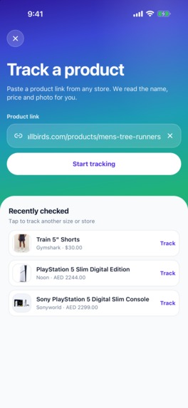 PricePing – screenshot 2